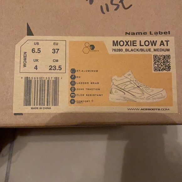 Moxie Mid | Aluminum Toe | women’s slip resistant work shoes| size 6.5 - Picture 10 of 10